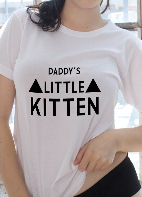 Daddys Little Kitten Tees By Ilolatees On Etsy 