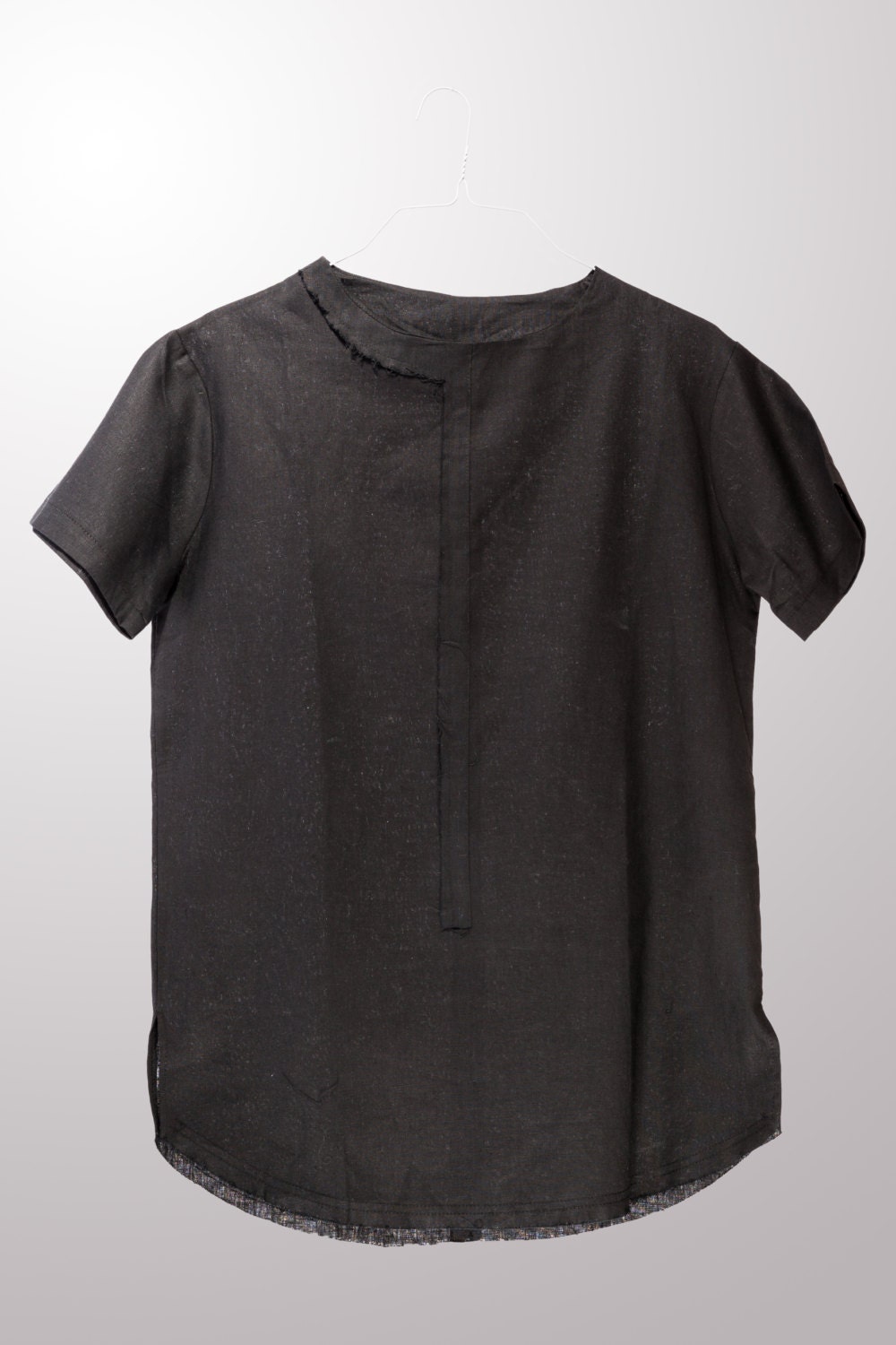 Mens Linen Shirt Mens Black Shirt Black Shirt for mens
