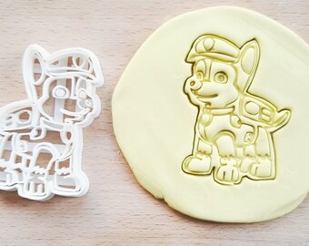 Chase Paw Patrol Cookie Cutter / Made From Biodegradable Material / Brand New / Party Favor Kids Birthday Baby Shower Cake Topper