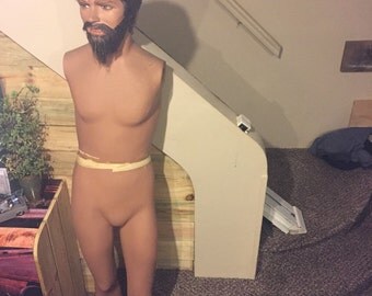 Vintage Antique Rare Male Mannequin Torso and LEGS Mid 1900s - missing arms/ Vintage Gift/ Rustic Gift/ Hard to find/ Unique Vintage Shop