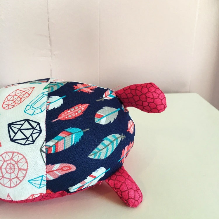 pink stuffed turtle