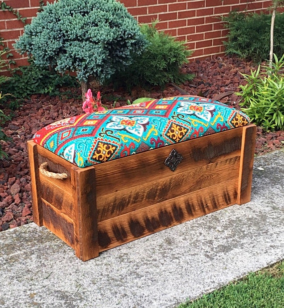 Barnwood Hope chest Toy box Entryway bench Storage bench