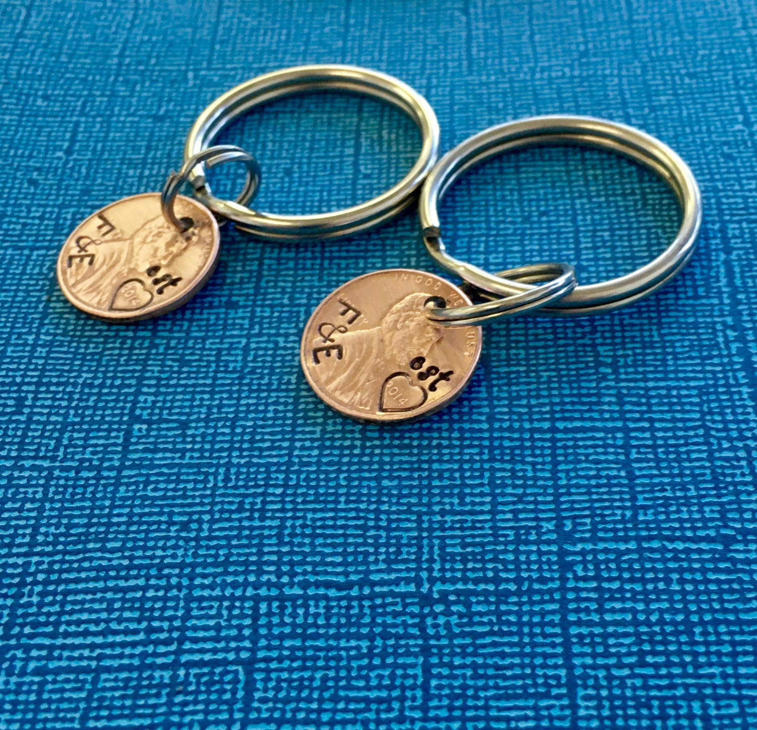 Matching Keychains Anniversary Gift Boyfriend by PickityPick