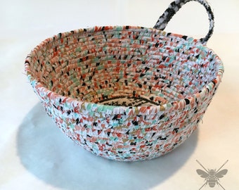 Items similar to Coiled Rope Basket on Etsy