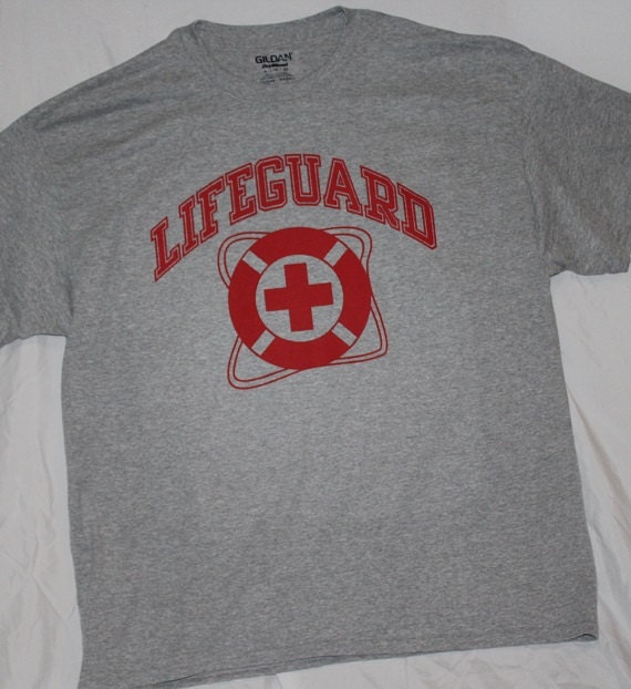 black lifeguard shirt