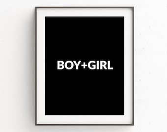 Extra Large Wall Art, Engagement Present, Nordic Wall Print, Wedding Present Idea, Bedroom Wall Poater, Printable Poster, Bedroom Wall Decor