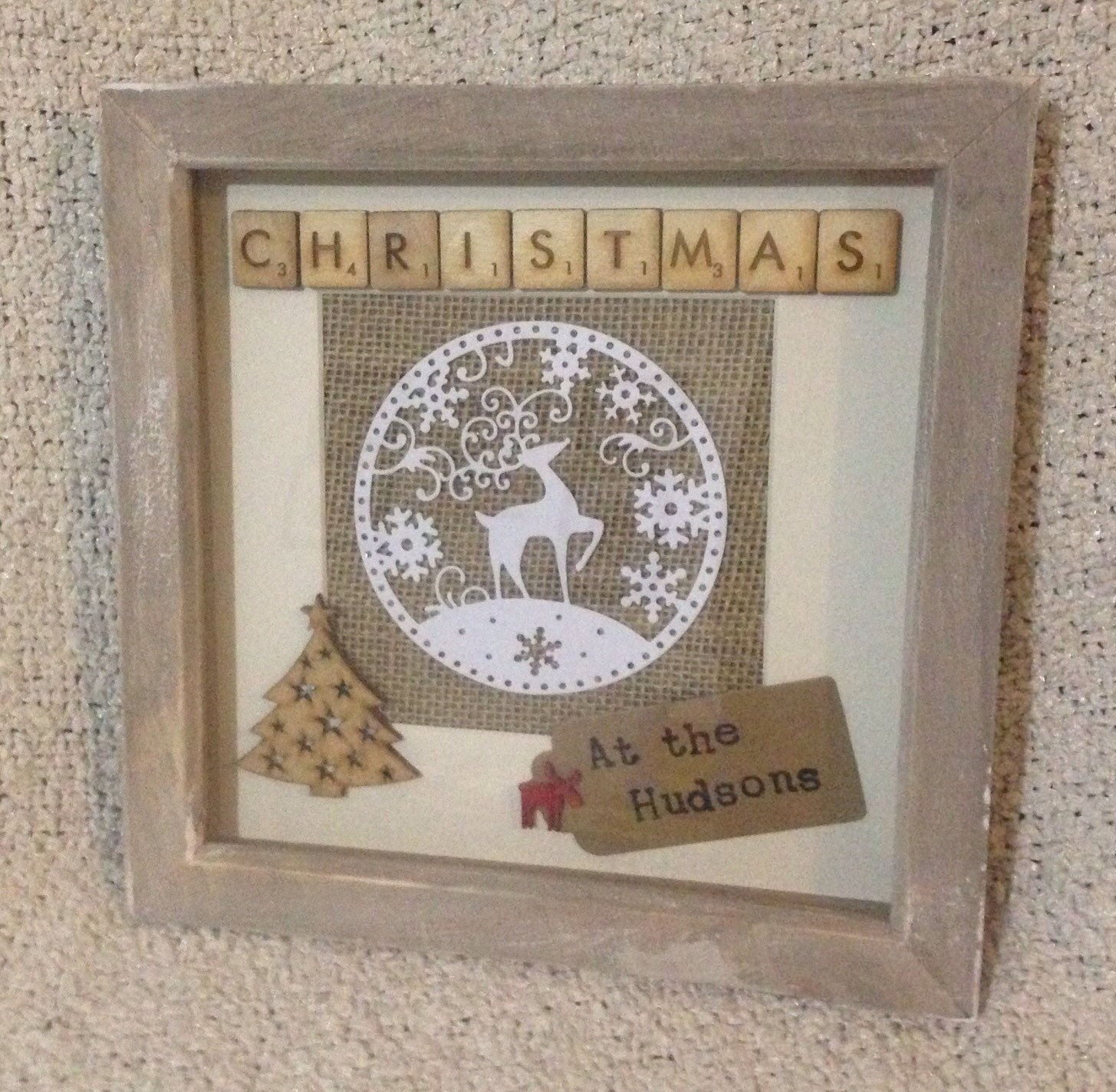 christmas family photo frame