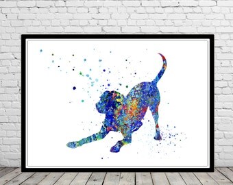 Labrador, watercolor Labrador, Labrador print, dog print, animal art, dog, Kids Room Decor, Poster, wall art, print (1328b)