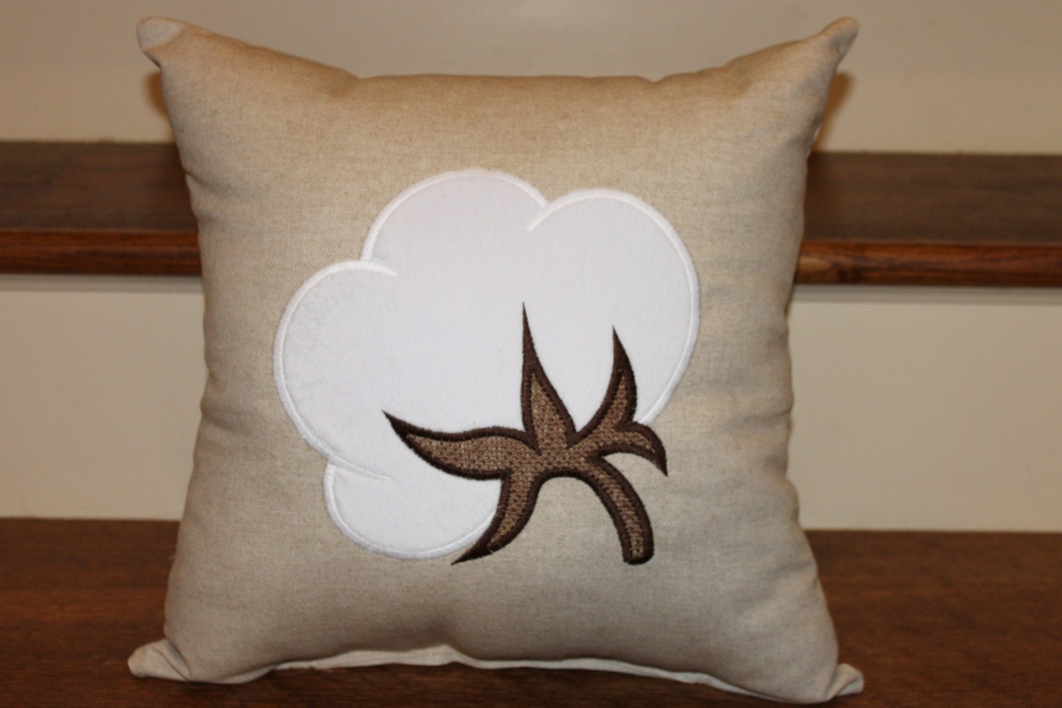 Cotton Boll Pillow Home Decor Pillow Decorative Pillow