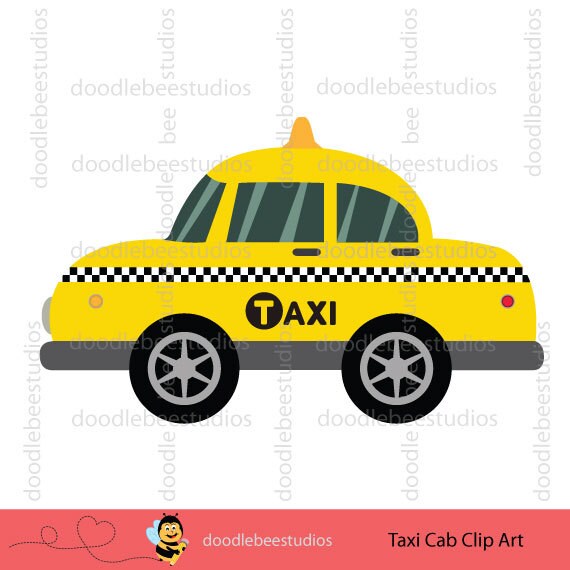 yellow cab clipart - photo #49