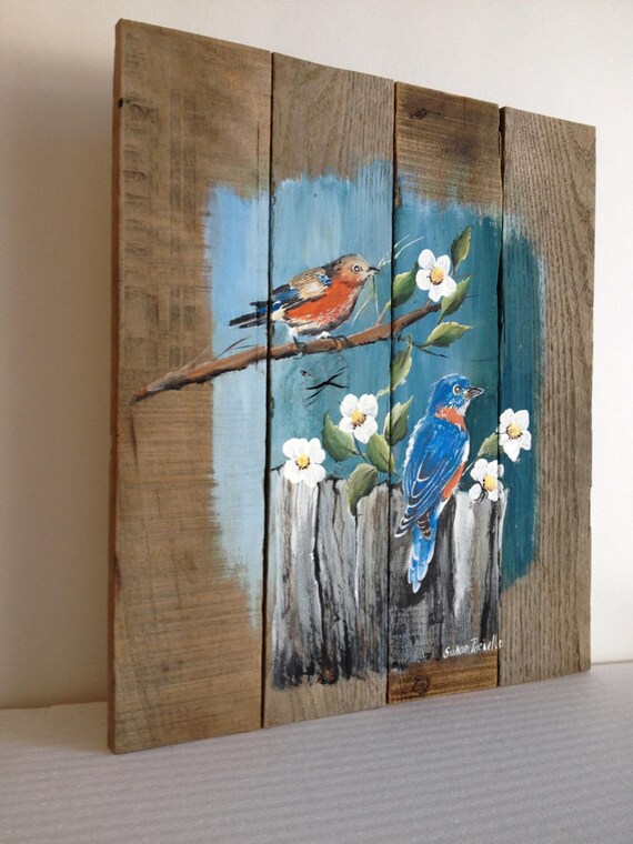 Pallet Painting Distressed Wood Art Pallet Art Customizable