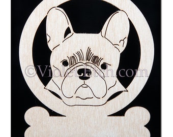 French Bulldog Ornament-French Bulldog Gift-Free Personalization