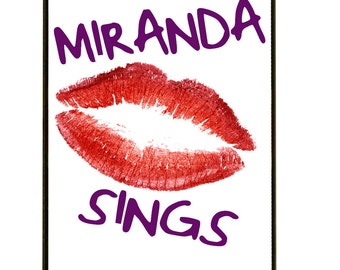 MIRANDA SINGS LIPS iPhone case