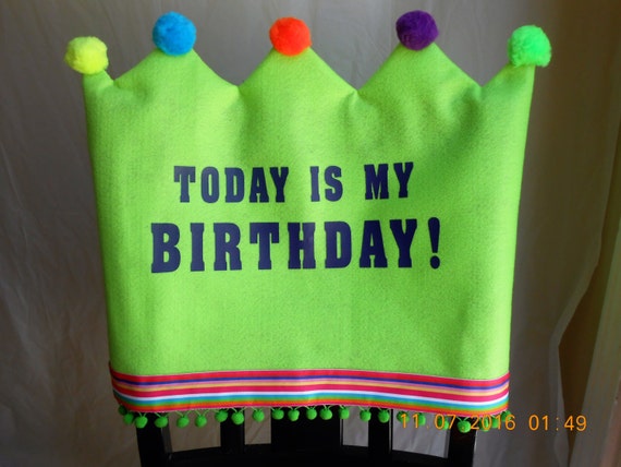 Birthday Chair Cover By Joyfulldelights On Etsy