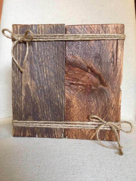 Rustic Reclaimed Wood Picture Frame by edenlaureldesigns on Etsy