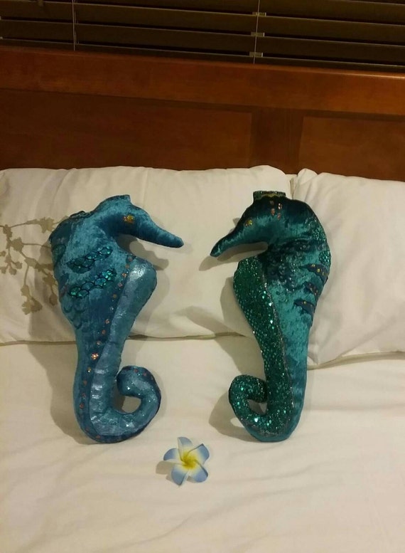 sea horse cushions