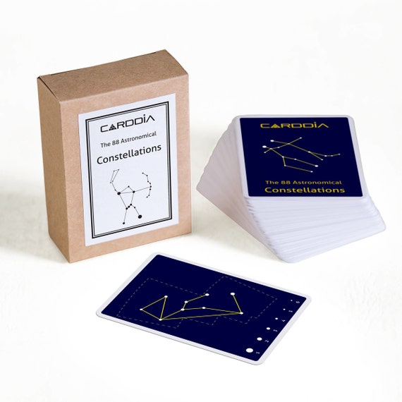 The 88 Astronomical Constellations flash cards
