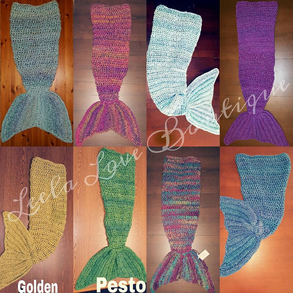 Mermaid tail blanket mermaid tail blanket by Leelaloveboutique
