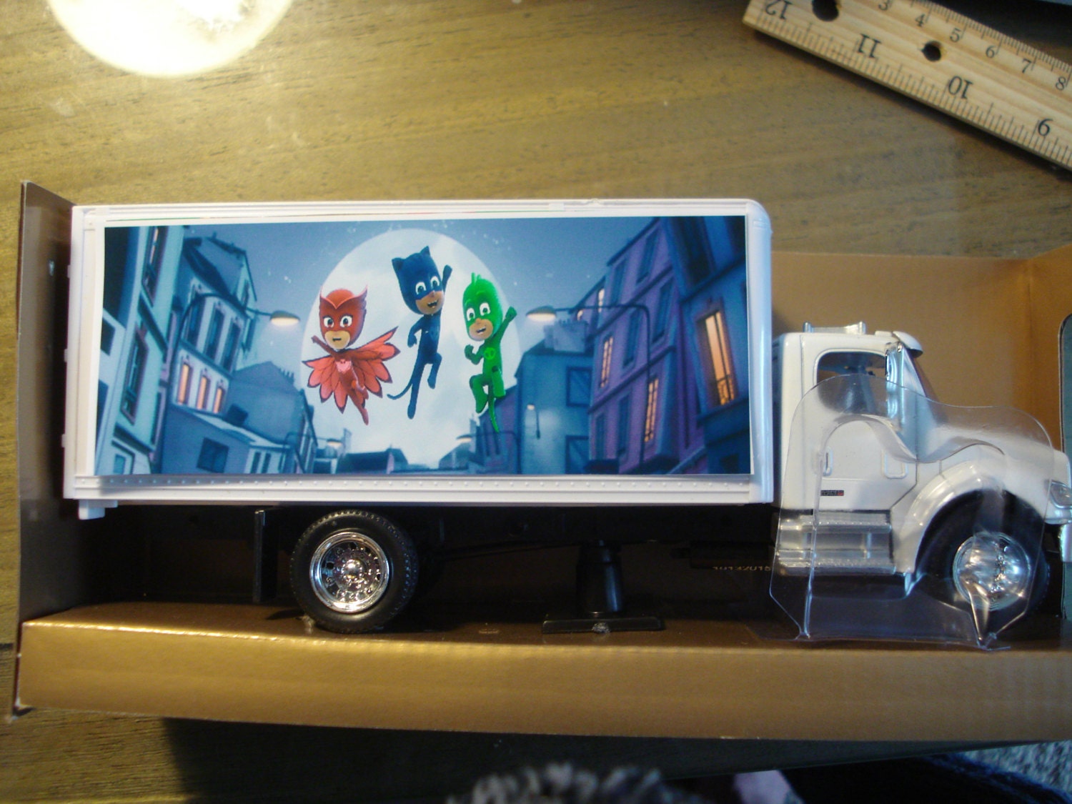 1:43 Scale PJ Masks Truck Large Night Vision by HOSCALETRUCKSTOP