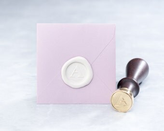 Wax Seal Stamp and Wax Stick Set - Modern Design