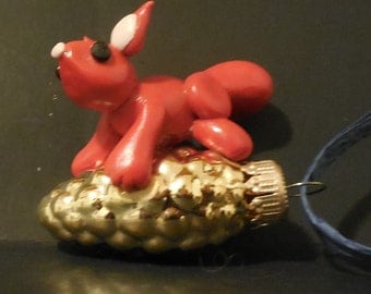 Red Squirrel Ornament