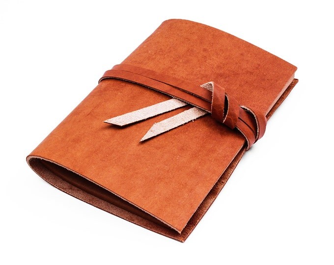 Personalizable journal - bound journal - customizable journal - leather sketchbook - leather bound journals - handmade sketchbook