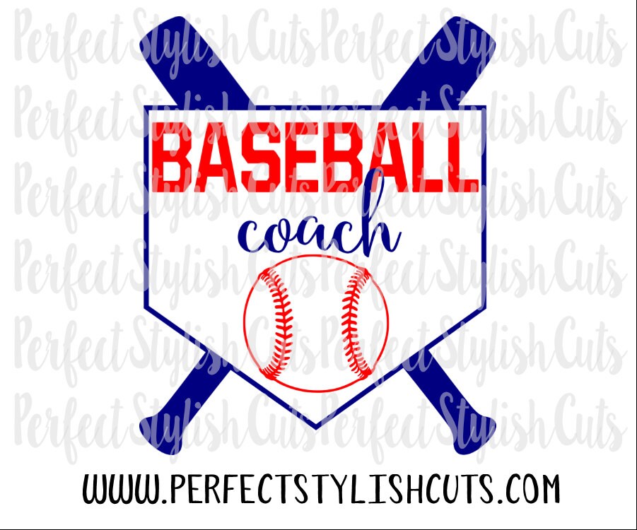 Download Baseball Coach SVG DXF EPS png Files for Cutting Machines