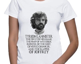 tyrion lannister t shirt