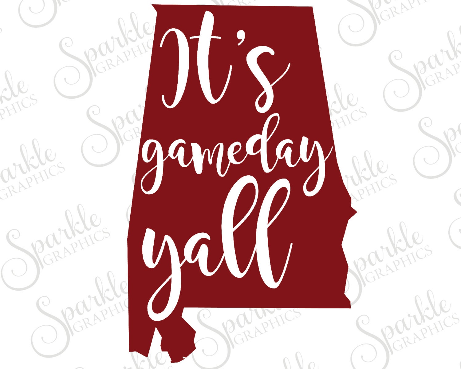 Download Alabama It's Game Day Cut File Alabama SVG by ...