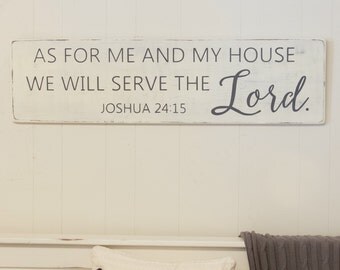 As For Me And My House Wall Art as for me and my house sign | etsy As For Me And My House Wall Art as for me and my house sign | etsy