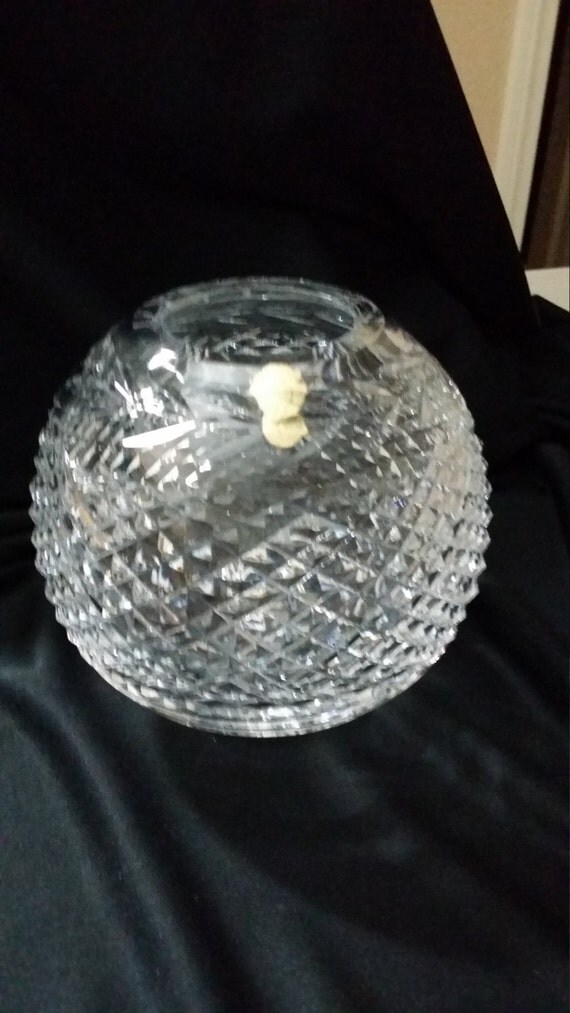 Waterford Irish Crystal Round Globe Vase