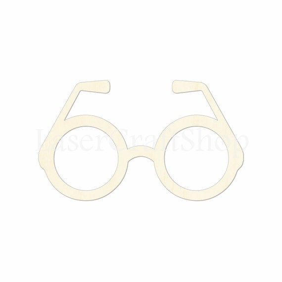 2 34 Harry Potter Glasses Wooden Cutout Shape