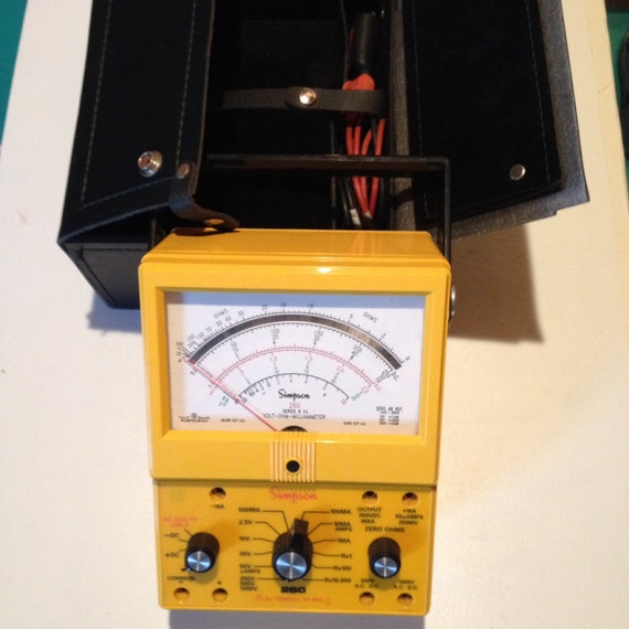 Vintage Simpson 260 8Xi Test Meter