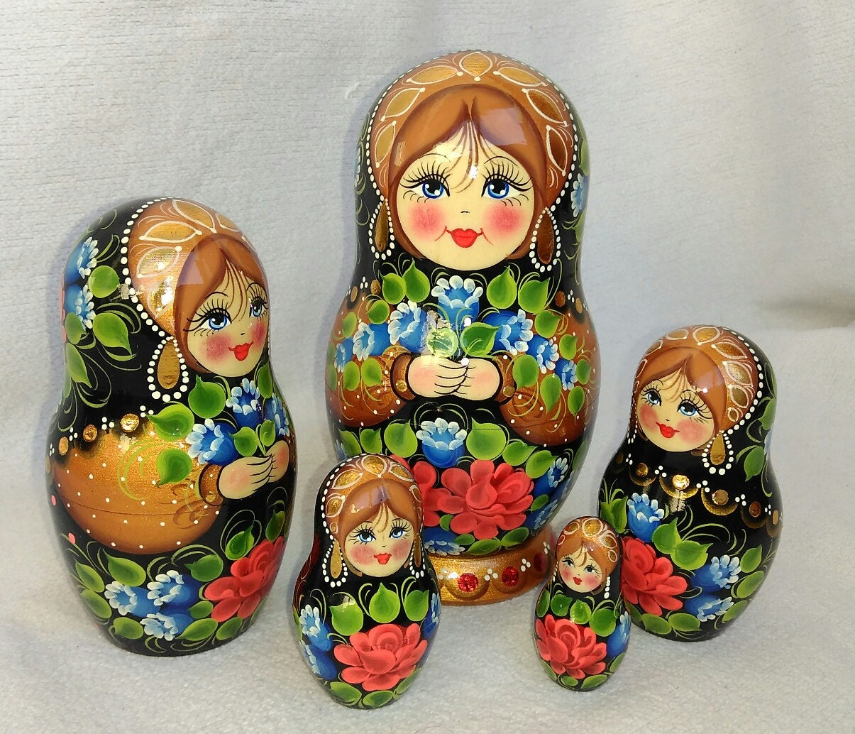 Matryoshka Russian wooden doll nesting doll babushka