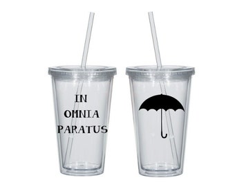 In Omnia Paratus Tumbler, Gilmore Girls Tumbler, Gilmore Girls Coffee Tumbler, Gilmore Girls Coffee Mug, Lorelai Gilmore, Rory Gilmore Cup