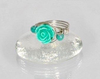 Wire Wrapped Ring Princess Ring Kids Jewelry Rings for Kids Girls Rings