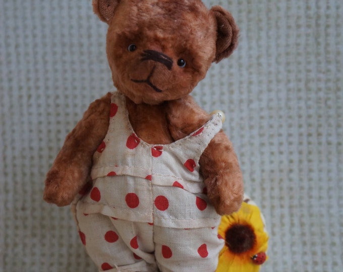 Teddy bear with sawdust, OOAK art teddy bear, Teddy bear, Bear OOAK teddy, Popular artist bears