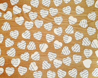 100 Harry Potter Confetti Hearts - Party, Wedding Decor, Table Sprinkles