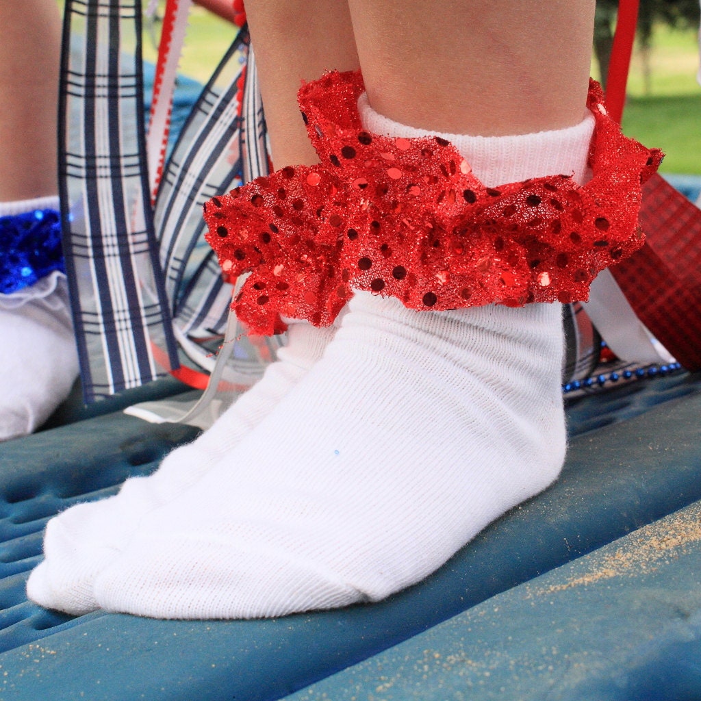 Socks Cheerleader Socks Frilly Socks School Spirit Socks