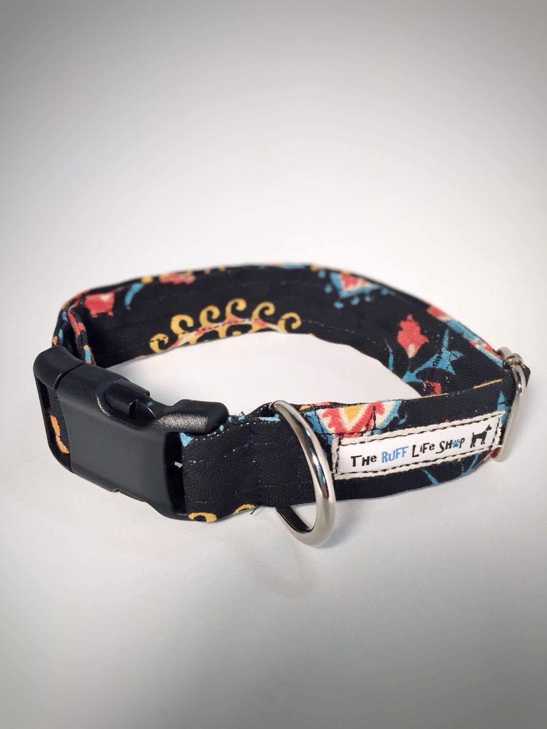 Canvas dog collar by on Etsy