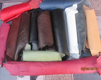 Quality Leather Italian Scrap/Off Cuts/Pieces 500g