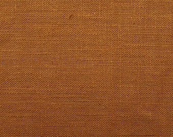 Linen natural - color: rust-light - 100% natural fiber - 0.5 m