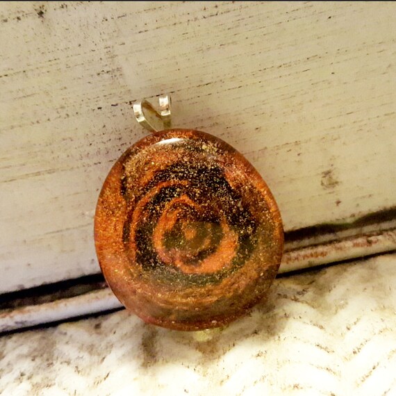 Galaxy Pendant Galaxy Necklace Galaxy Charm by BlackOwlJewelryBox