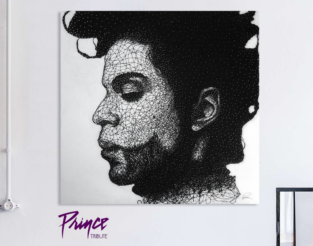 Prince - String & Nail Portrait