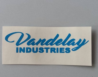 VANDELAY INDUSTRIES Seinfeld Vinyl Car Window Decal .. Free Shipping .. Yeti Laptop Sticker Wine Glass Beer Mug Frame Sports Bottle