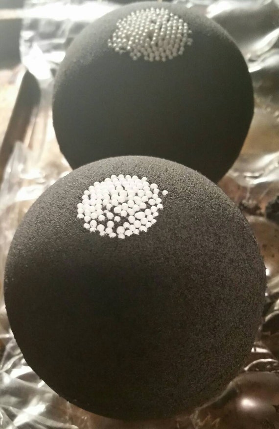 Black Bath Bomb Black Water Bath Bomb Extra by BareNatureSoaps