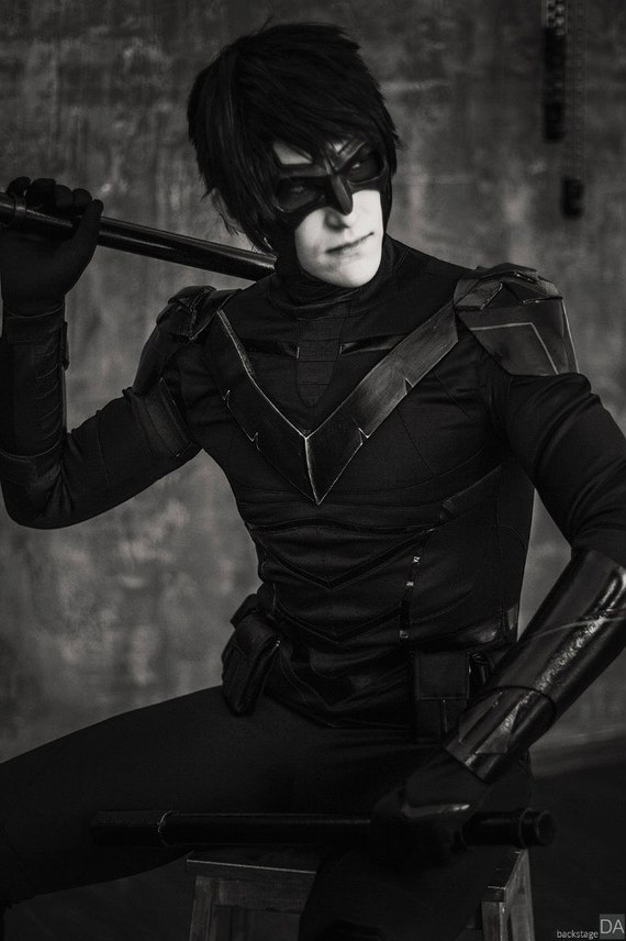 Batman Arkham Knight Nightwing Cosplay Costume