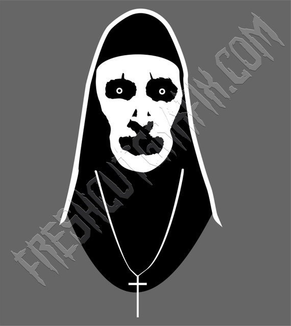 The Conjuring 2 Valak the Demon Nun painting two color vinyl | Etsy