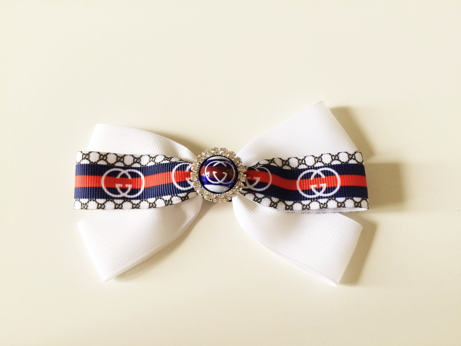 Gucci hair bow Gucci Bow Girls hair bows Girls by 27Pearls on Etsy