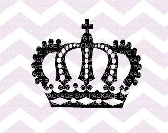 Crown SVG Clipart, Crown Clipart SVG, INSTANT download, Svg Cutting File, Svg Design, Crown, Royal Clipart Svg, Cutting Machine